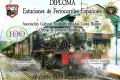 DIPLOMA-DEFE-100-FERROCARRILES