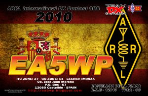 QSL ARRL International DX Contest 2010 2